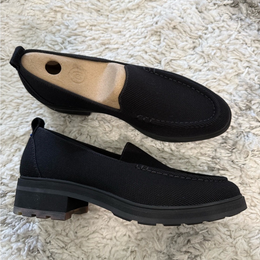 Rothy’s The Lug Loafer - Black Size 7.5